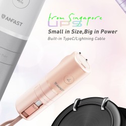 贈專用配件包【ANFAST】 AF-P0520 閃極UPS多功能20W 快充口袋型行動電源 支援i15
