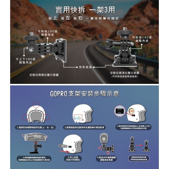 ✨贈 RPP-886 行動電源✨【COMTEC】EG-1 雙CPU4K+2K前後雙錄安全帽行車紀錄器 AI智能錄影 SONY (內附128g）