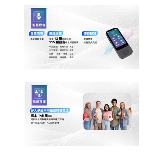 【Abee 快譯通】 VT660 雙向即時智能口譯機
