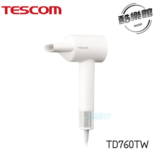 【TESCOM】 TD760TW 專業負離子吹風機 BLDC馬達 濃度負離子 吹風機 負離子
