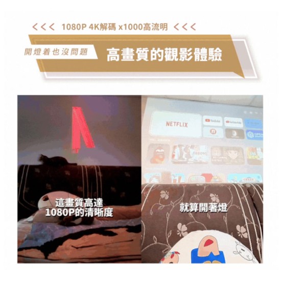 【Yaber】焦糖風暮光 L2 Plus 投影機