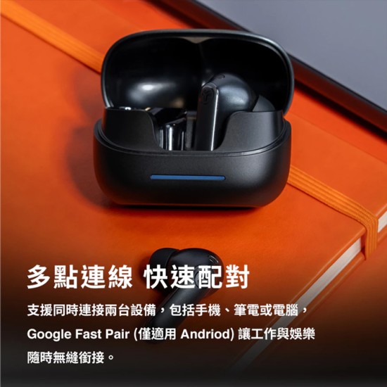 【JLab】Epic Pods ANC 降噪真無線藍牙耳機 ( 台灣總代理 - 原廠公司貨 )