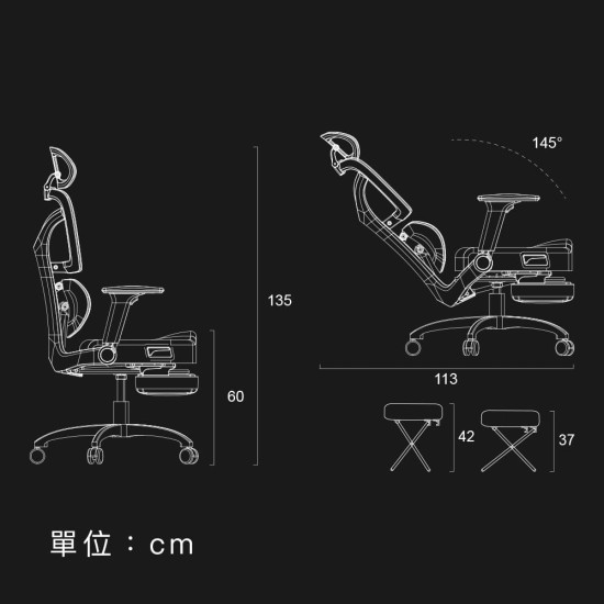 【未來實驗室】7D人體工學躺椅(尼龍五爪) Afloat零重力工學椅 電競椅 躺椅 電腦椅 辦公椅 人體工學椅 【未來實驗室】7D人體工學躺椅(尼龍五爪) Afloat零重力工學椅 電競椅 躺椅 電腦椅 辦公椅 人體工學椅