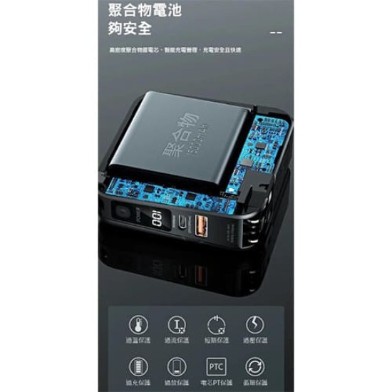 【REMAX】RPP-20 無界多合一行動電源 +充電器 功能多合一 行動電源 15000mAh ｜現貨 免運 快速出貨 全新公司貨