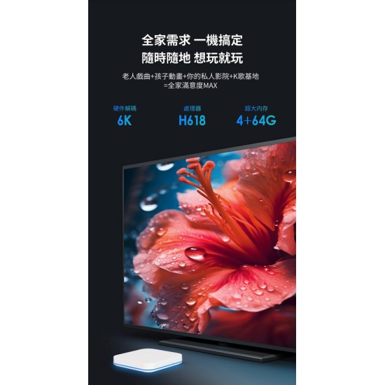 贈電動旋轉牙刷 【安博】 UBOX12  電視盒 X19 Pro MAX 純淨版 標配 【2025最新】4+64 全新升級